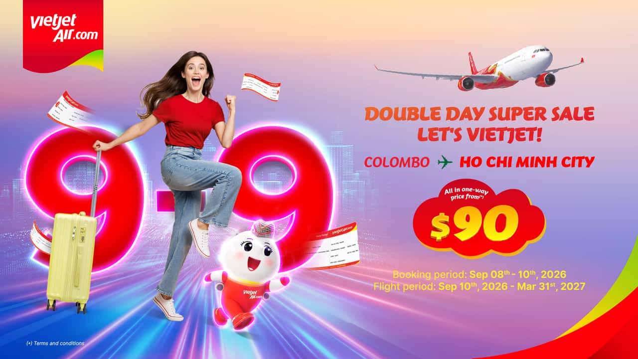 Vietjet’s three-day 9.9 sale offers fares from USD90 on flights to Vietnam