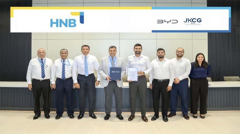 HNB extends the partnership with John Keells CG Auto to deliver exclusive leasing solutions for BYD and Denza customers