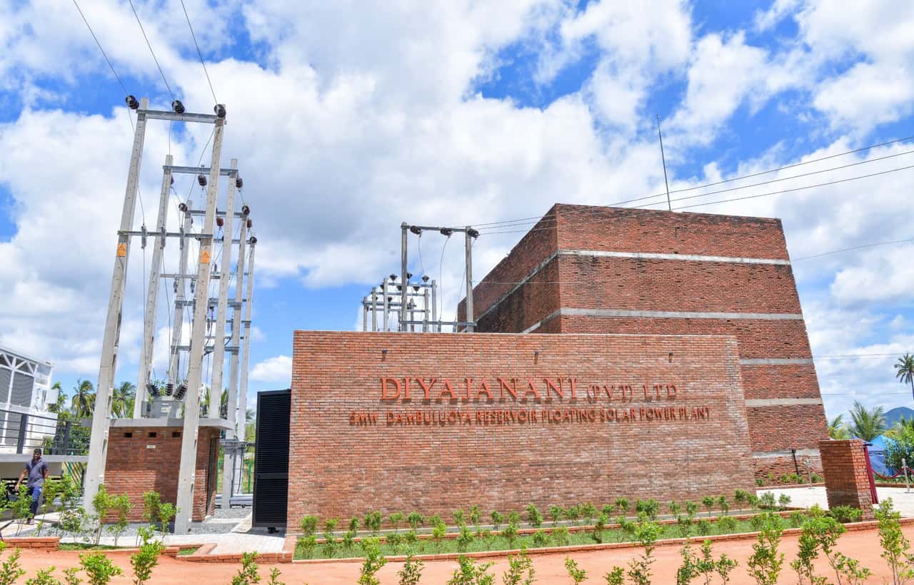 “Diyajanani” Floating Solar Power Plant Constructed on Ibbankatuwa Tank in Dambulla Connected to the National Grid