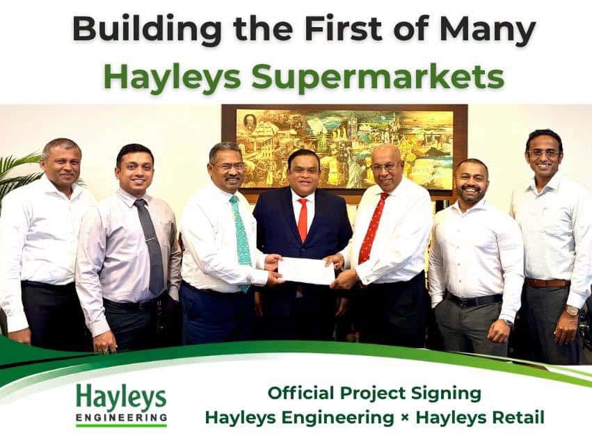 Hayleys Engineering Signs Agreement for Construction of First Hayleys Supermarket in Colombo 10