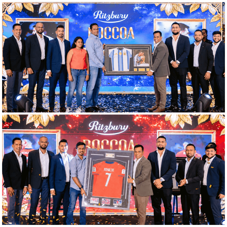 Ritzbury Roccoa brings football dreams to life as lucky winners receive authentic FIFA jerseys signed by Lionel Messi and Cristiano Ronaldo
