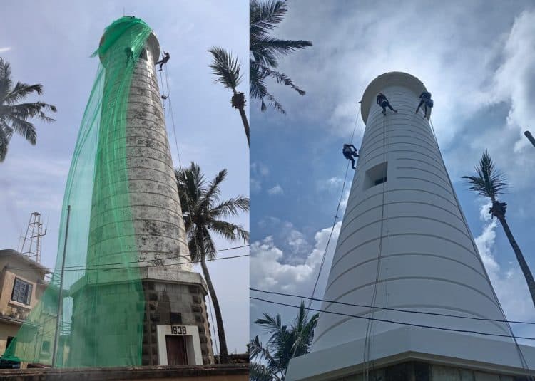 Dulux from AkzoNobel Sri Lanka supports restoration of the Galle Lighthouse