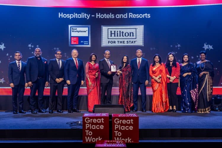 Hilton Named Sri Lanka's No. 1 Best Workplace Once Again