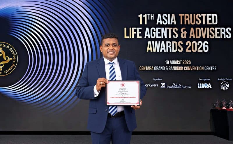 Ceylinco Life’s A. I. P. Manjula among 3 global finalists for Insurance Agent of the Year award