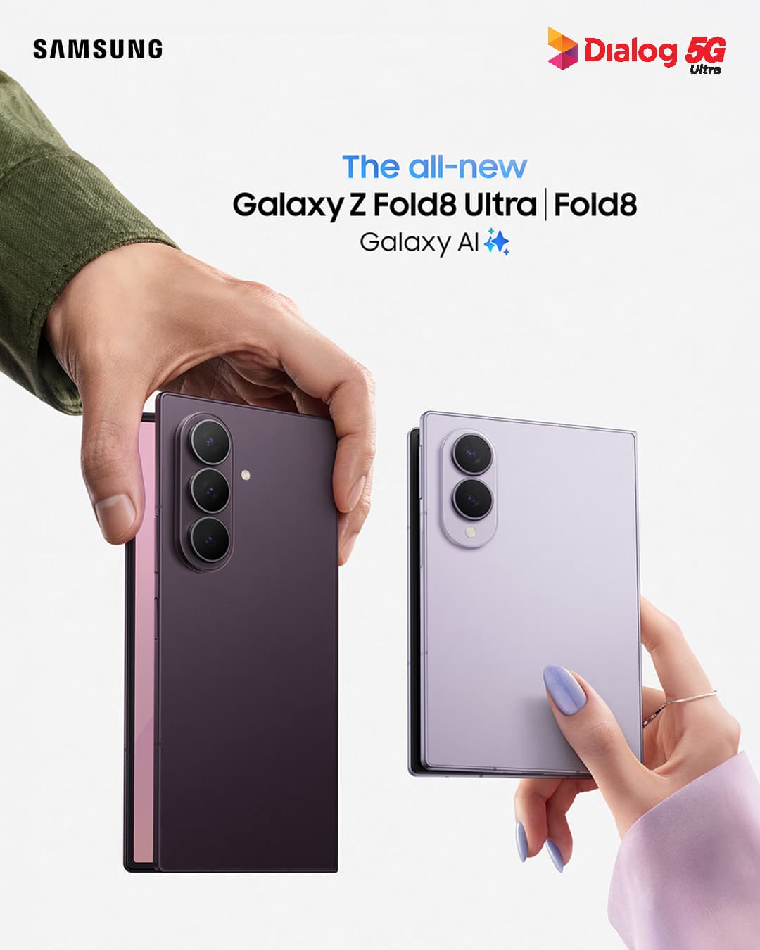 Dialog Introduces Samsung Galaxy Z Fold8 and Z Fold8 Ultra 5G