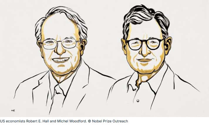 Americans Robert E. Hall and Michael Woodford win Nobel Prize in Economics